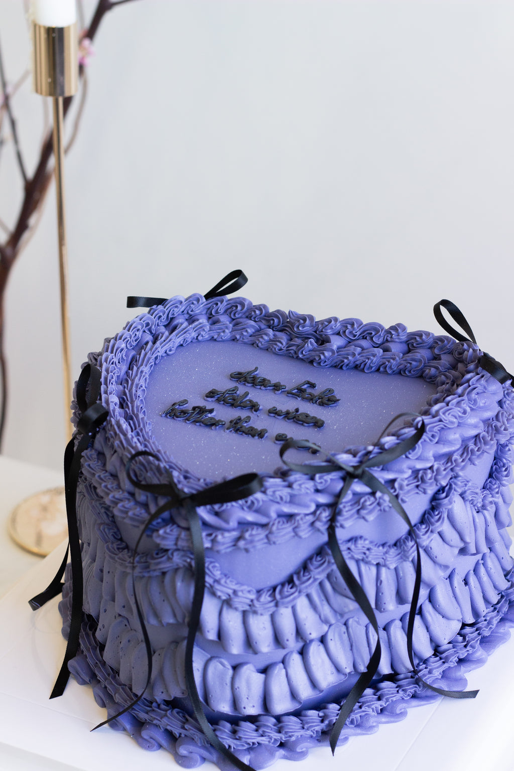 Vintage cake (heart) - Grande