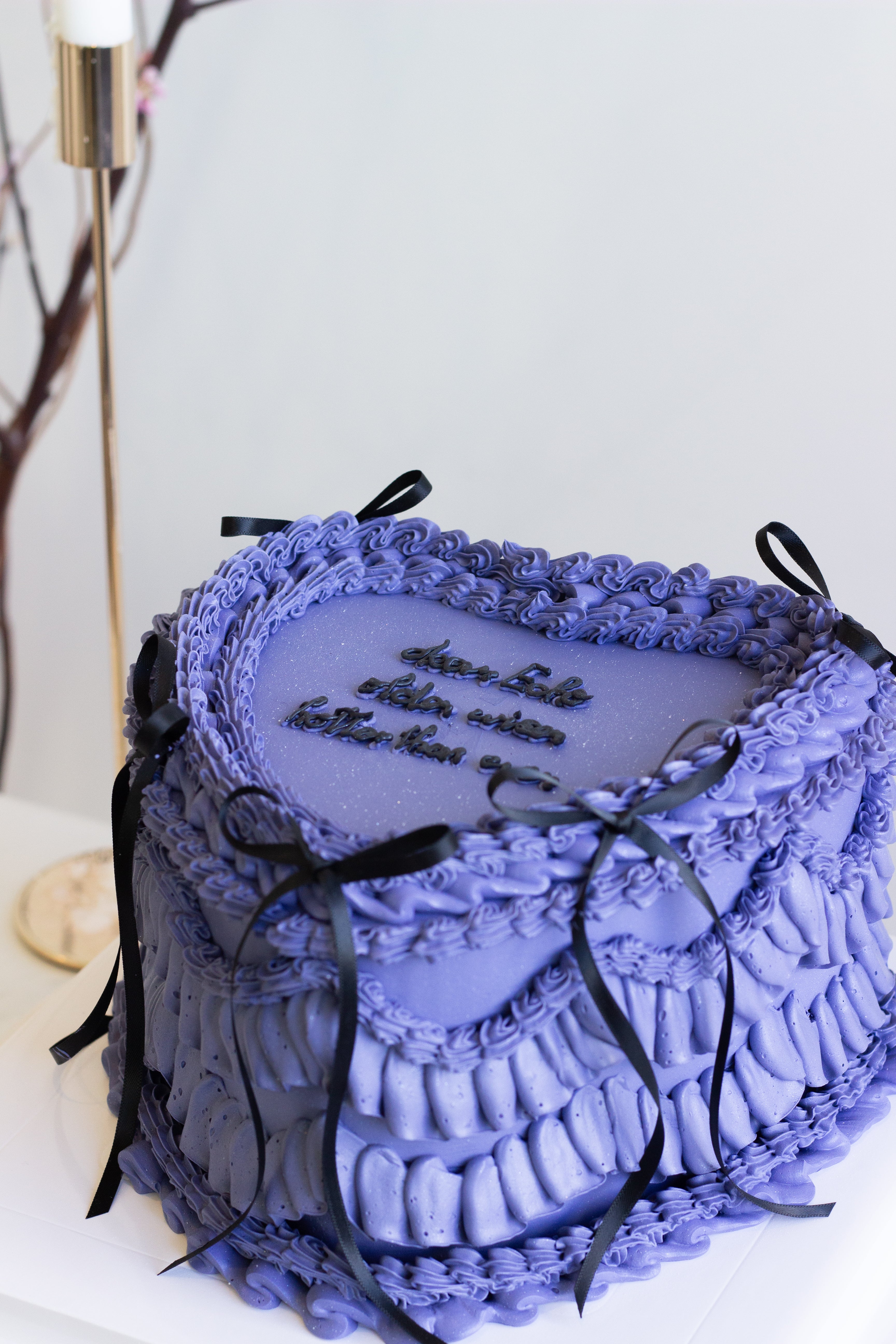 Vintage cake (heart) - Grande