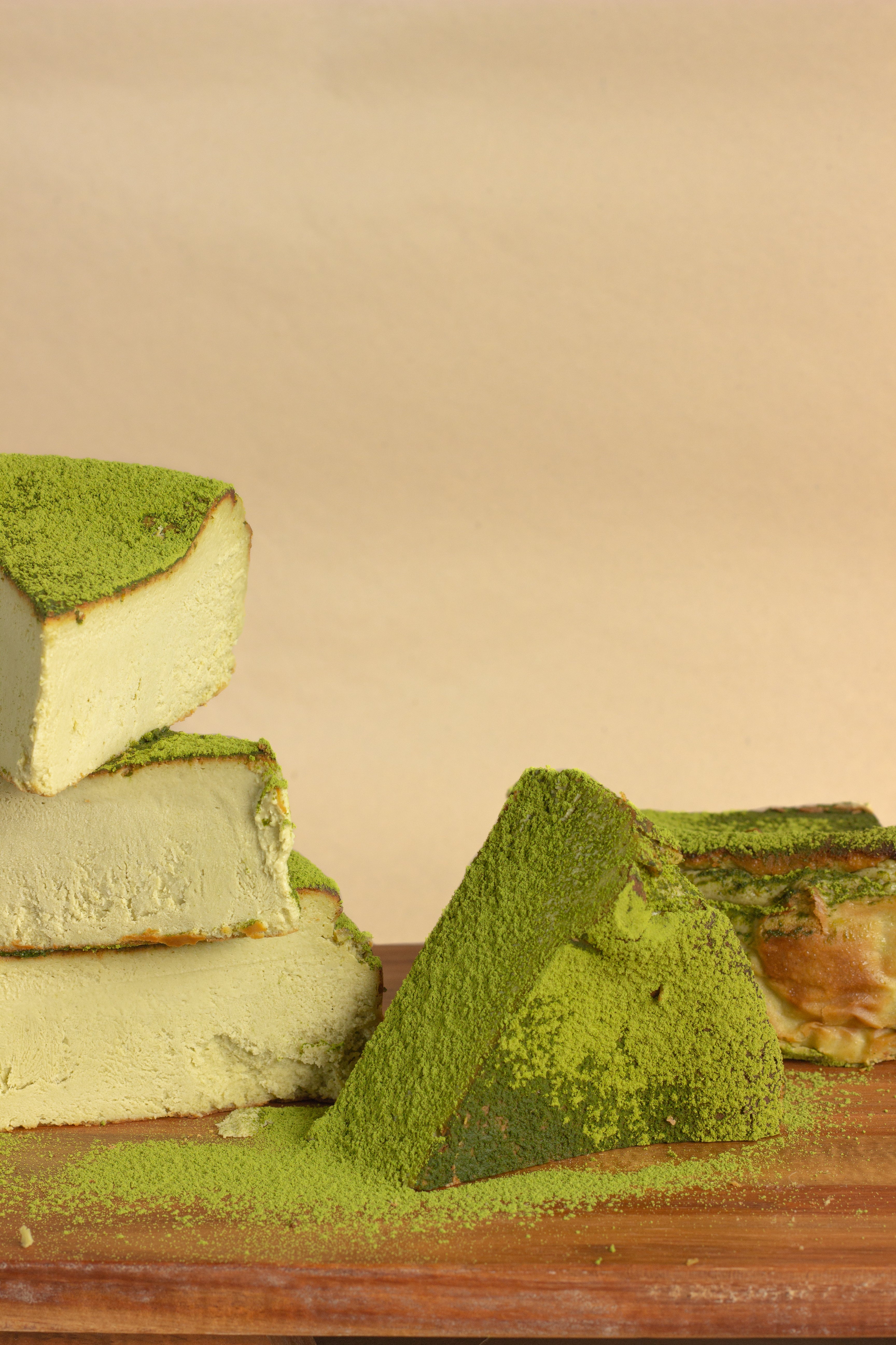 Matcha Basque Cheesecake