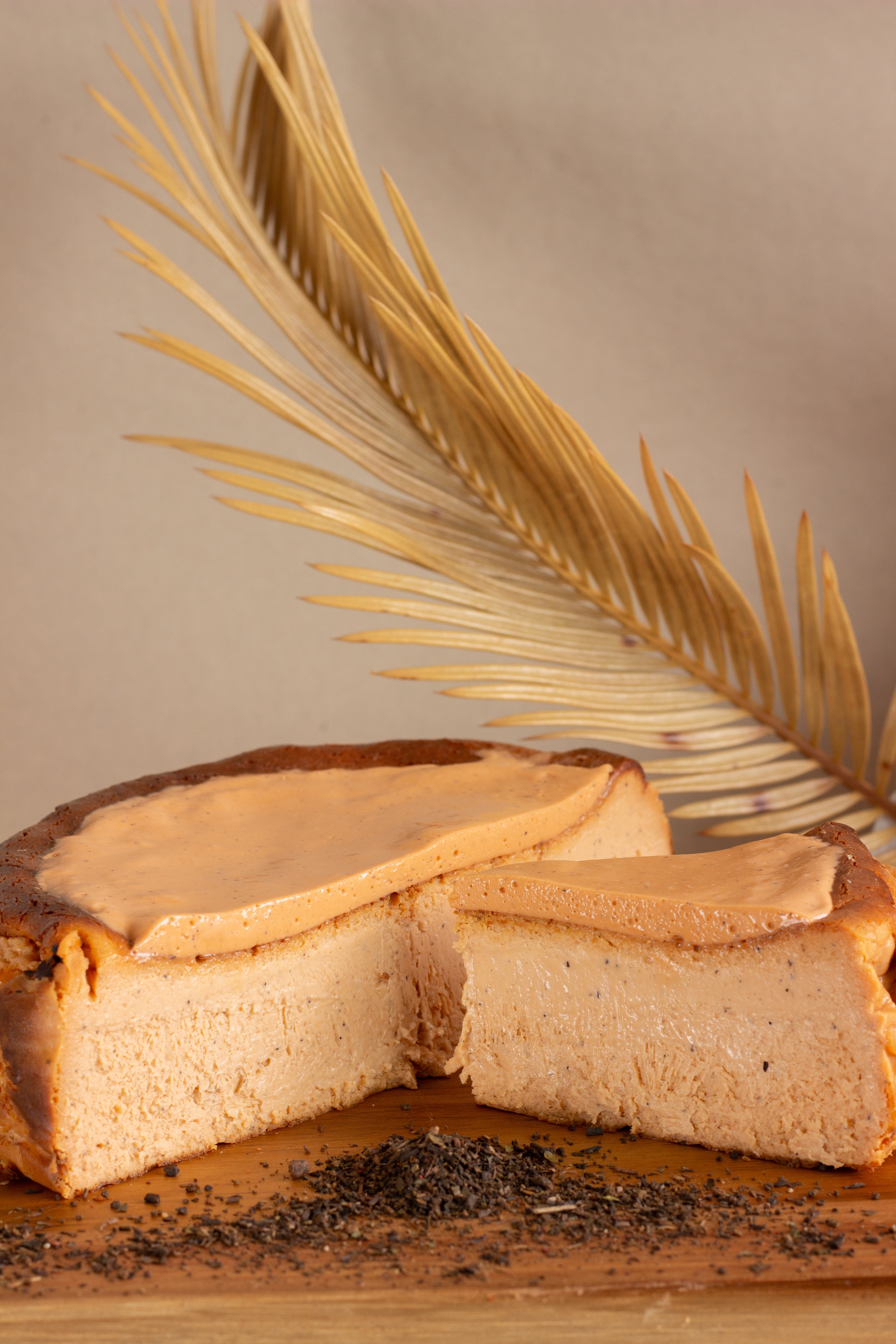 Thai Tea Basque Cheesecake